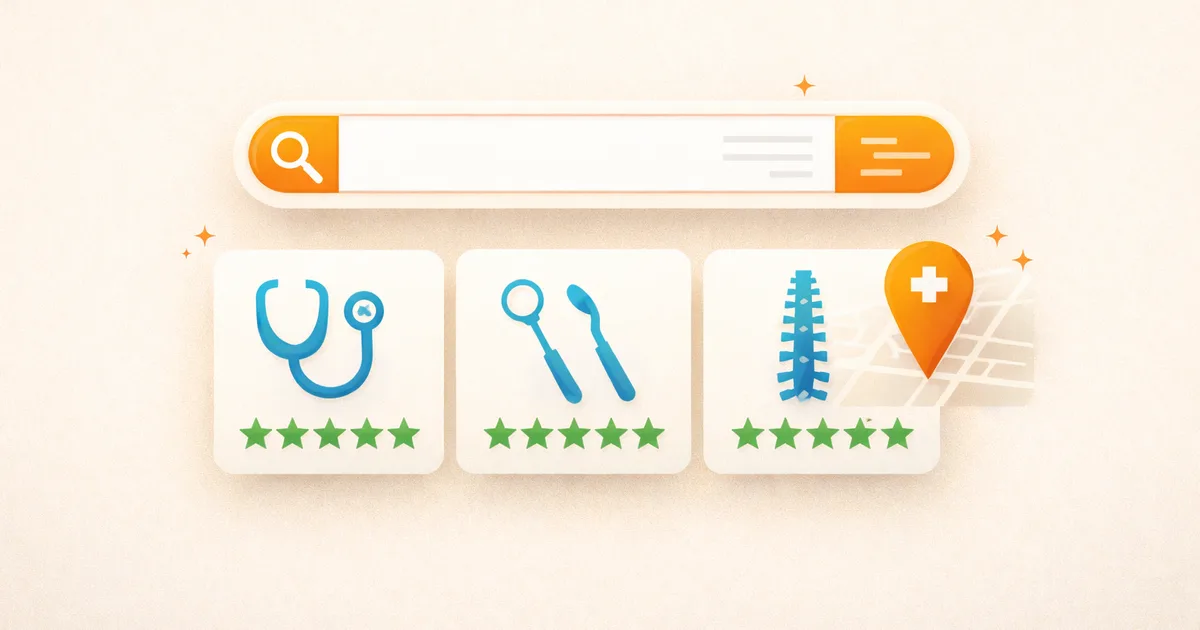 Healthcare SEO — patients finding your practice