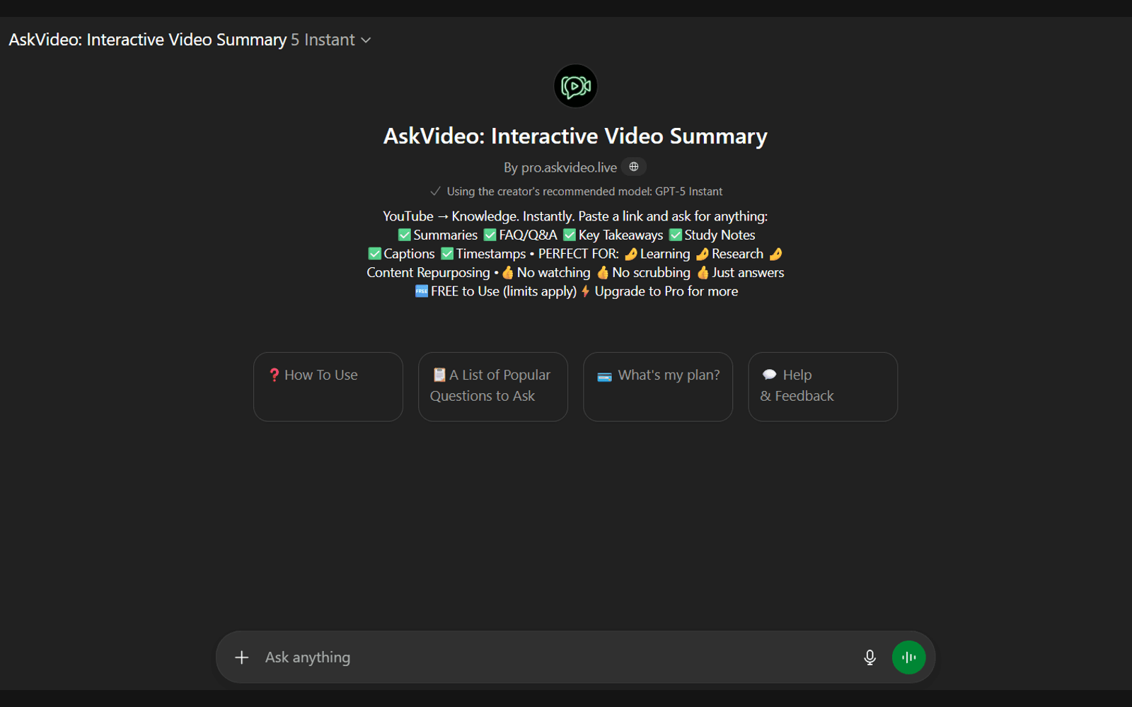 AI transcript generation in progress